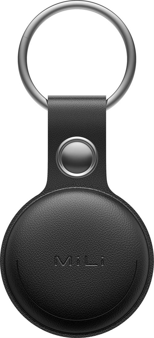 Pack de 4 Porte-cles en cuir Mili Mitag Noir