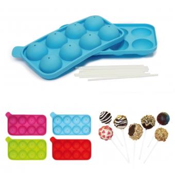 Moule à Cake Pop En Silicone - 20 Cavités - Résistant à La Chaleur, Antiadhésif - Pour Cupcakes Et Chocolats