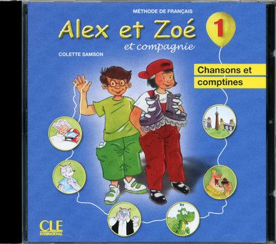 Cd ind alex et zoe niveau 1 ne - chansons et comptines