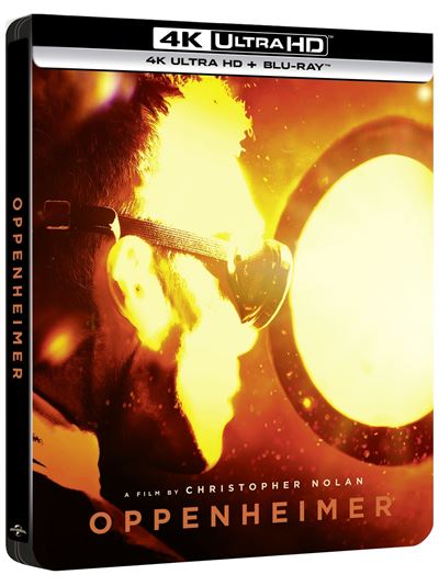 Oppenheimer Édition Collector Steelbook Blu-ray 4K Ultra HD