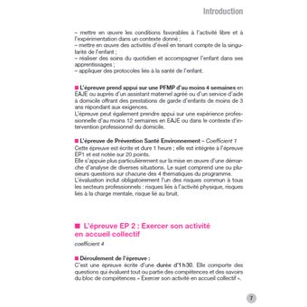 CAP Accompagnement éducatif petite enfance 110 entraînements Epreuves professionnelles 2024-2025