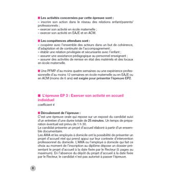 CAP Accompagnement éducatif petite enfance 110 entraînements Epreuves professionnelles 2024-2025