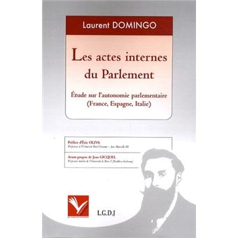 Les actes internes du parlement