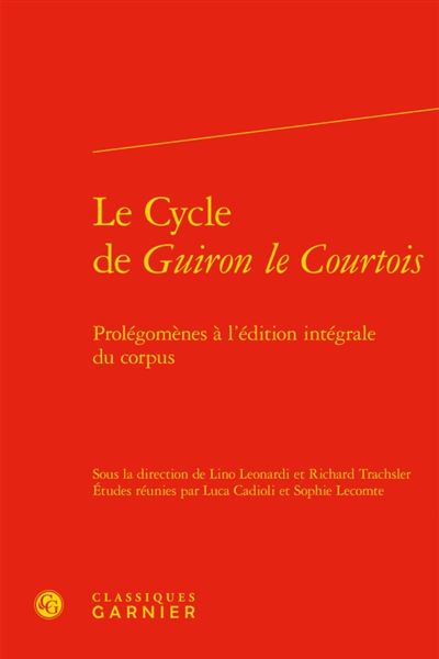 Le Cycle de Guiron le Courtois