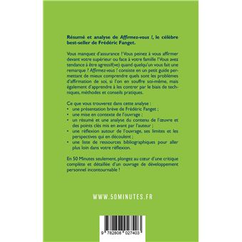 Affirmez-vous ! (Résumé et analyse du livre de Frédéric Fanget)
