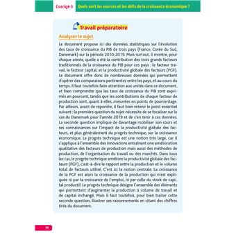 Annales Objectif BAC 2023 - Spécialité SES
