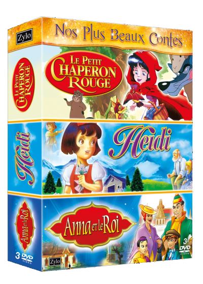 COFFRET TRI PACK VOL.6 - HEIDI - LE CHAPERON ROUGE-FR