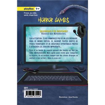 HORROR GAMES - NE TE RETOURNE PAS- Tome 1