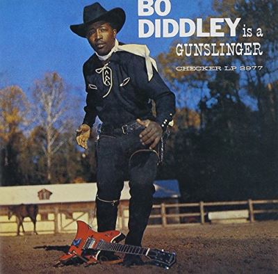 Bo Diddley is a gunslinger