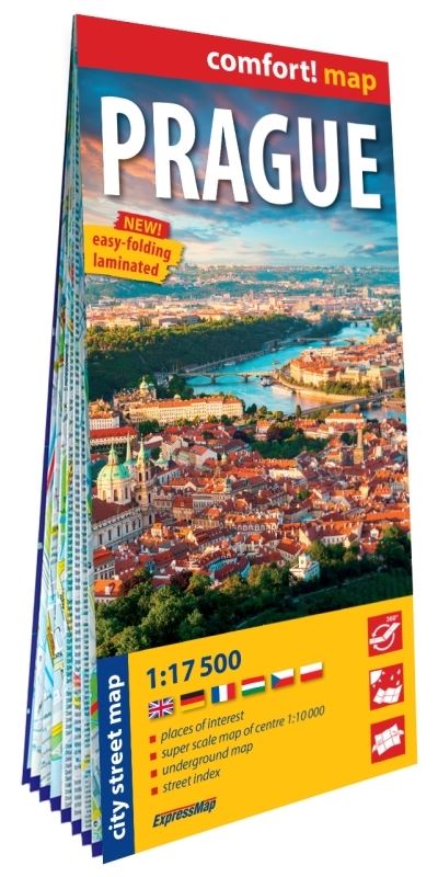 Prague 1/17.500 (ang) (carte laminée grand format)