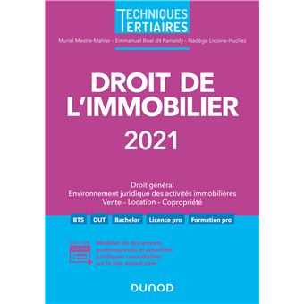 Droit de l'immobilier 2021