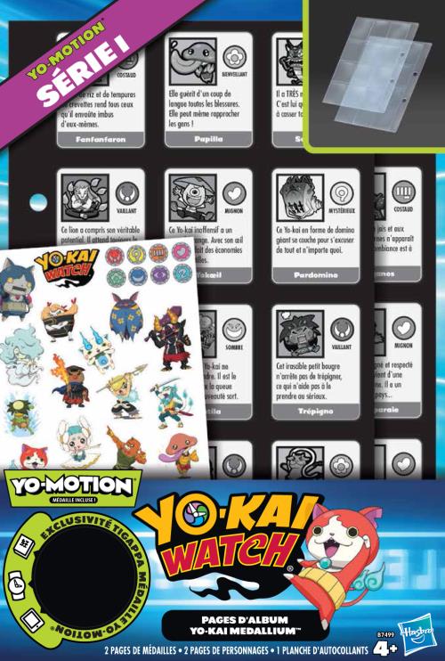 Recharges De Pages Yo-Kai Watch Série 2 Medallium