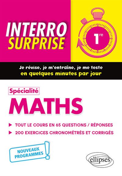 Spécialité Maths - Première - Nouveaux programmes