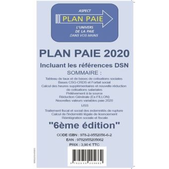 Plan Paie 2020
