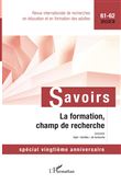 La formation, champ de recherche