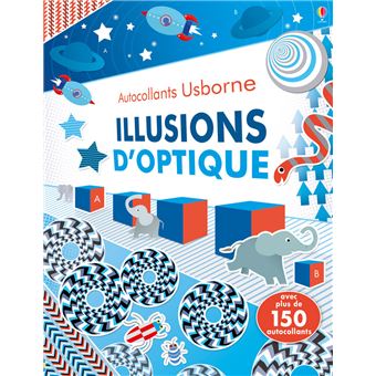 Illusions d'optique - Autocollants Usborne