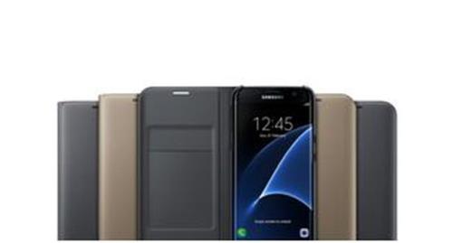 Etui à Rabat Samsung Noir Pour Galaxy S7 Edge