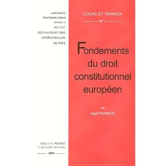 Fondements du droit constitutionnel européen