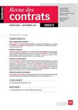 Revue des contrats N°3-2022