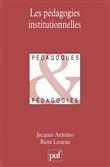 Les pédagogies institutionnelles