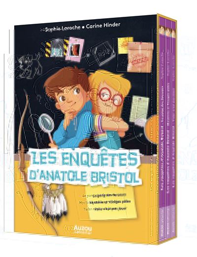 Les enquêtes d'Anatole Bristol - Coffret bibliotheque 1 (tomes 1/2/3 ...