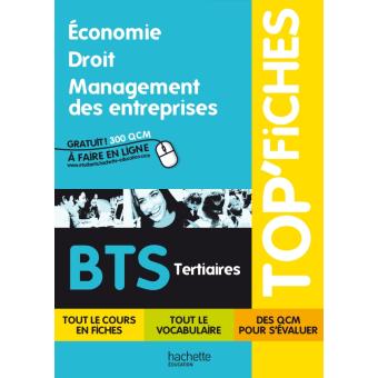 TOP'Fiches - Économie, Droit, Management Des Entreprises BTS Edition ...