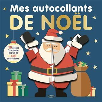 Mes autocollants de noël - 10 scènes à compléter et plus de 150 autocollants !