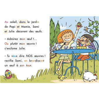 Sami et Julie- Spécial DYS (dyslexie)  Sami et Julie cherchent les oeufs