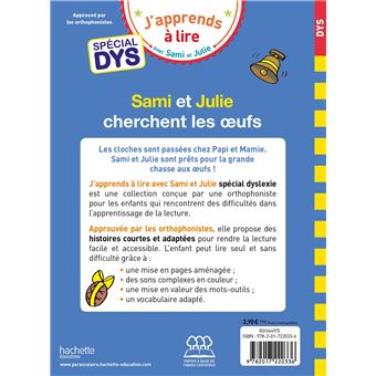 Sami et Julie- Spécial DYS (dyslexie)  Sami et Julie cherchent les oeufs