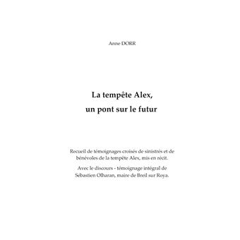 La tempête Alex, un pont sur l'avenir