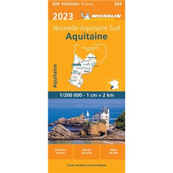 carte aquitaine michelin Aquitaine 2020 Échelle 1/200 000   broché   Michelin   Achat Livre 