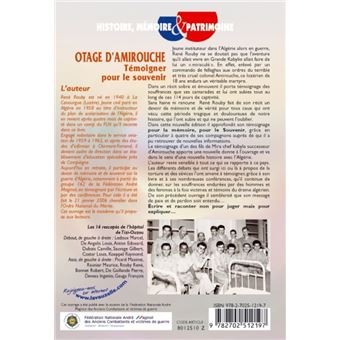 Otage d'Amirouche, témoigner pour le souvenir