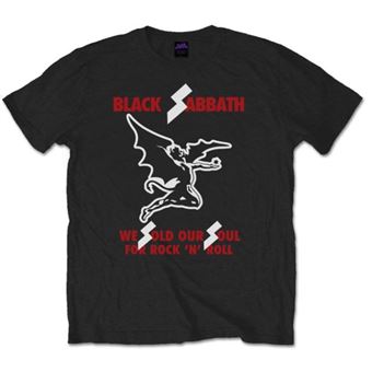 T-Shirt We Sold Our Soul Noir Black Sabbath