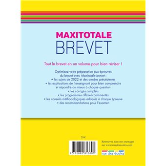 Maxitotale 2023 brevet 3e