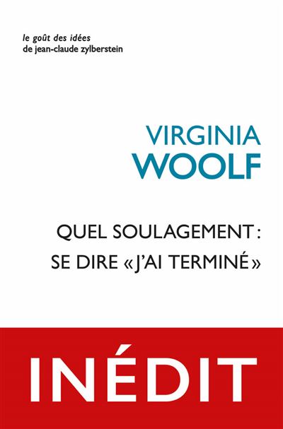 Quel soulagement se dire j'ai termine