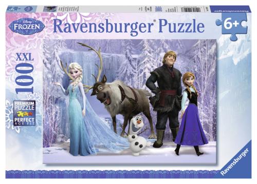 4 Puzzles 100 Pièces - LA REINE DES NEIGES