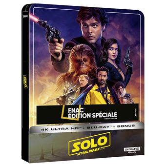 Star WarsSolo : A Star Wars Story Steelbook Edition Spéciale Fnac Blu-ray 4K Ultra HD