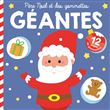 Père Noël et des gommettes géantes