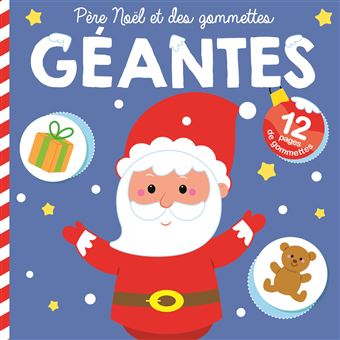 Père Noël et des gommettes géantes
