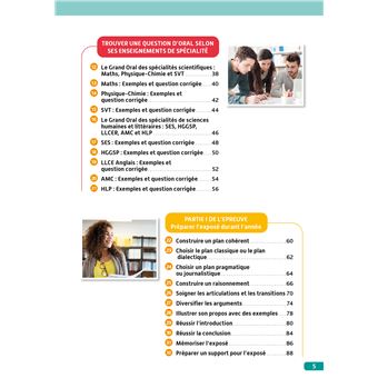 Objectif BAC Grand Oral Tle générale
