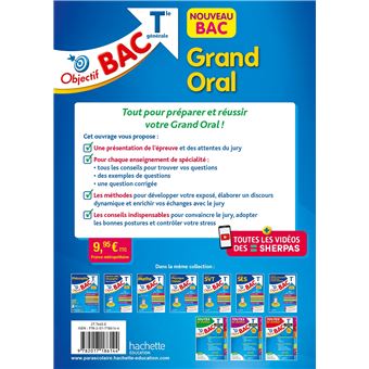 Objectif BAC Grand Oral Tle générale
