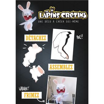 Les Lapins Cretins Une Deco A Creer Soi Meme Ubisoft Broche Achat Livre Fnac