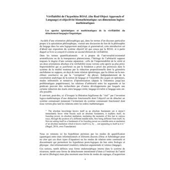 The Manifold Object of Language