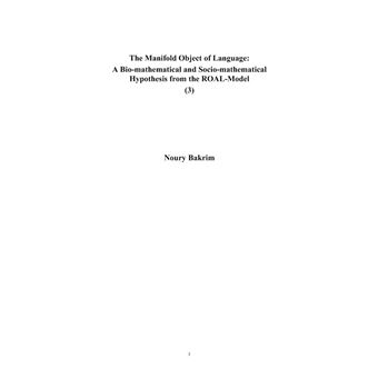 The Manifold Object of Language