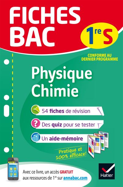 Fiches bac Physique-Chimie 1re S
