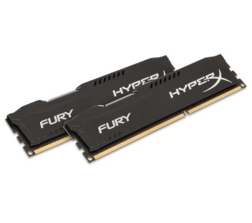 Mémoire Kingston HyperX Fury Black DIMM DDR3 1600 MHz 16 Go (2 x 8 Go)