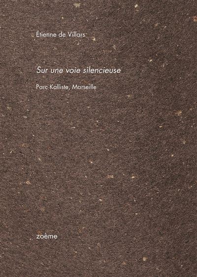 Sur une voie silencieuse - Étienne De Villars - broché