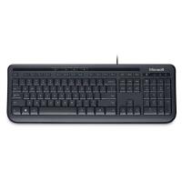 Microsoft Wired Keyboard 600 - Bedraad toetsenbord Zwart AZERTY
