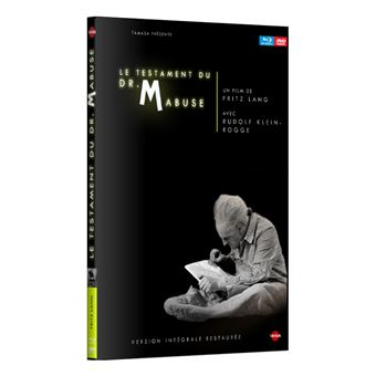 Dr. MabuseLe testament du docteur Mabuse Combo Blu-ray DVD