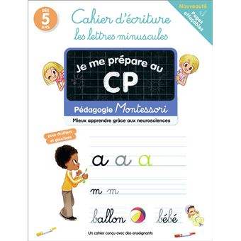 Je me prépare au CP - Cahier d'écriture : les lettres minuscules